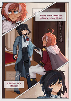 OC art for the &quot;To My Dearest&quot; OCTP Zine, 2025
